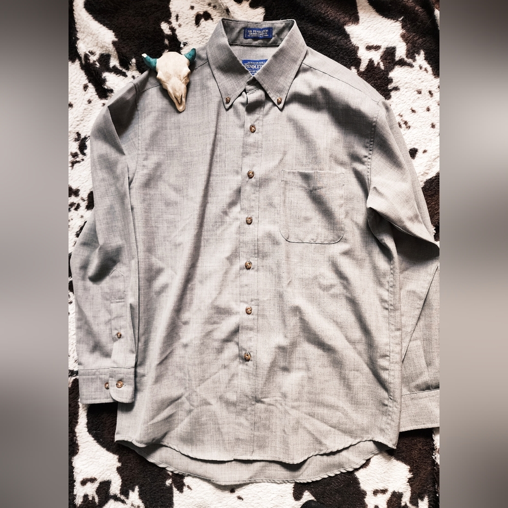 Pendleton Gray Dress Shirt